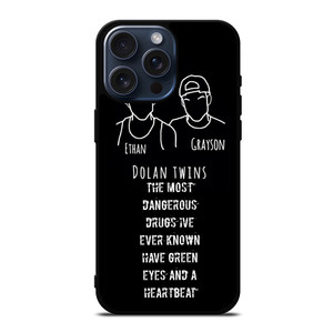 DOLAN TWINS SILHOUETTE iPhone 15 Pro Max Case Cover DOLAN TWINS SILHOUETTE iPhone 15 Pro Max Case Cover