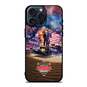 DONALD TRUMP AMERICA GREAT iPhone 15 Pro Max Case Cover