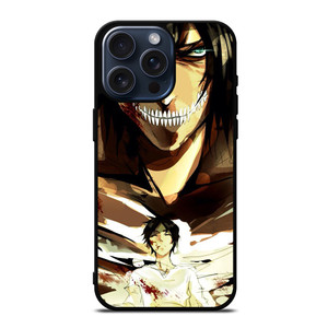 EREN YEAGER ATTACK ON TITAN iPhone 15 Pro Max Case Cover