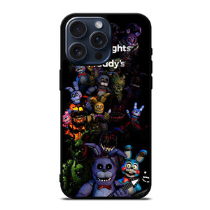 FIVE NIGHTS AT FREDDY'S ALL CHARACTERS iPhone 15 Pro Max Case Cover