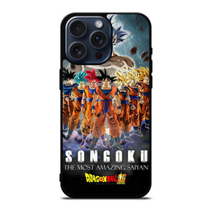 GOKU DRAGON BALL SUPER SAIYAN iPhone 15 Pro Max Case Cover