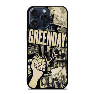 GREEN DAY ROCK BAND iPhone 15 Pro Max Case Cover GREEN DAY ROCK BAND iPhone 15 Pro Max Case Cover