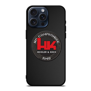 HECKLER AND KOCH OLD LOGO iPhone 15 Pro Max Case Cover HECKLER AND KOCH OLD LOGO iPhone 15 Pro Max Case Cover