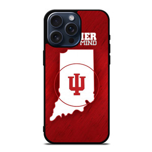 HOOSIER STATE OF MIND INDIANA BASKETBALL LOGO iPhone 15 Pro Max Case Cover