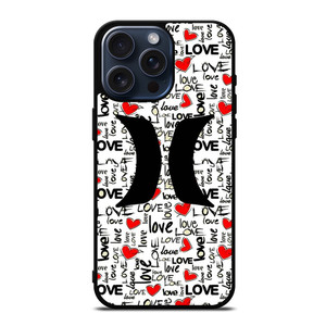 HURLEY LOGO PATTERN iPhone 15 Pro Max Case Cover