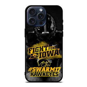 IOWA HAWKEYES FIGHT iPhone 15 Pro Max Case Cover