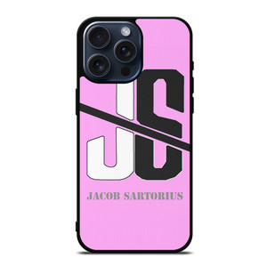 JACOB SARTORIUS PINK LOGO iPhone 15 Pro Max Case Cover
