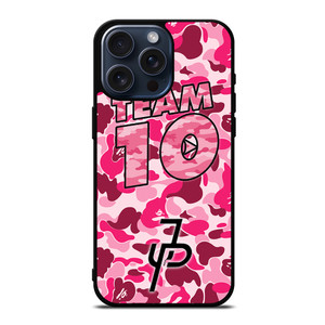 JAKE PAUL TEAM 10 PINK CAMO iPhone 15 Pro Max Case Cover