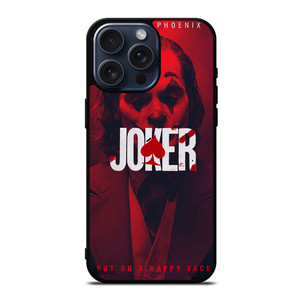 JOKER HAPPY FACE iPhone 15 Pro Max Case Cover