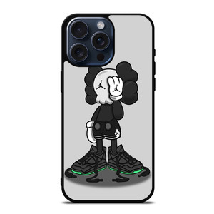 KAWS AIR JORDAN iPhone 15 Pro Max Case Cover KAWS AIR JORDAN iPhone 15 Pro Max Case Cover