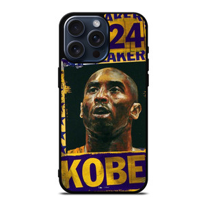 KOBE BRYANT LA LAKERS 24 iPhone 15 Pro Max Case Cover