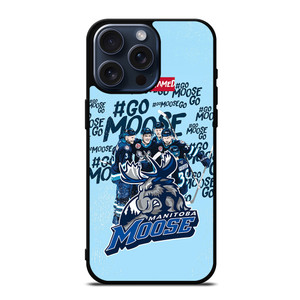 MANITOBA MOOSE HOCKEY TEAM iPhone 15 Pro Max Case Cover