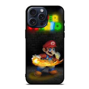MARIO BROSS FIRE iPhone 15 Pro Max Case Cover