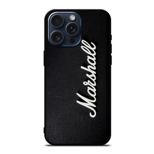 MARSHALL AMP LOGO iPhone 15 Pro Max Case Cover