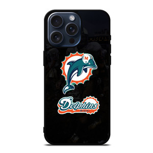 MIAMI DOLPHINS NFL ICON 1 iPhone 15 Pro Max Case Cover
