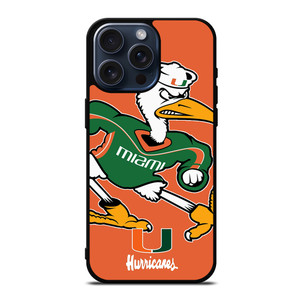 MIAMI HURRICANES UM 2 iPhone 15 Pro Max Case Cover MIAMI HURRICANES UM 2 iPhone 15 Pro Max Case Cover