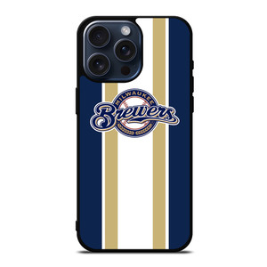 MILWAUKEE BREWERS STRIPE iPhone 15 Pro Max Case Cover MILWAUKEE BREWERS STRIPE iPhone 15 Pro Max Case Cover