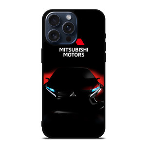 MITSUBISHI MOTORS BLACK CAR LOGO iPhone 15 Pro Max Case Cover MITSUBISHI MOTORS BLACK CAR LOGO iPhone 15 Pro Max Case Cover