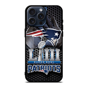 NEW ENGLAND PATRIOTS LIII CHAMP iPhone 15 Pro Max Case Cover
