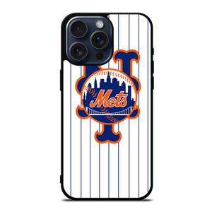 NEW YORK METS STRIPE iPhone 15 Pro Max Case Cover