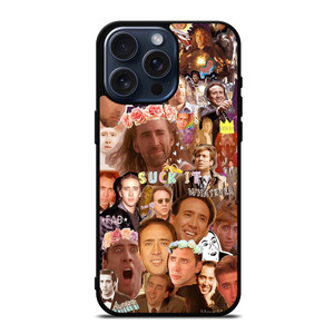 NICOLAS CAGE COLLAGE 2 iPhone 15 Pro Max Case Cover