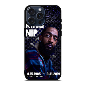 NIPSEY HUSSLE KING NIP iPhone 15 Pro Max Case Cover