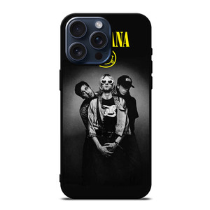 NIRVANA ROCK BAND iPhone 15 Pro Max Case Cover NIRVANA ROCK BAND iPhone 15 Pro Max Case Cover