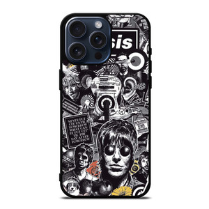 OASIS BAND COLLAGE iPhone 15 Pro Max Case Cover
