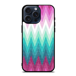 OMBRE PASTEL CHEVRON PATTERN 2 iPhone 15 Pro Max Case Cover