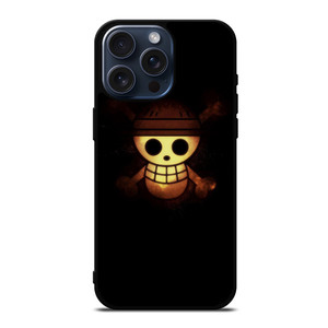 ONE PIECE STRAW HAT GOLD LOGO iPhone 15 Pro Max Case Cover