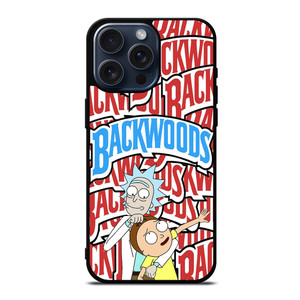 ONLY BACKWOODS RICK AND MORTY iPhone 15 Pro Max Case Cover