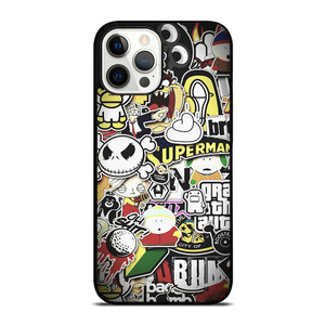 BAPE STICKER BOMB iPhone 12 Pro Max Case Cover