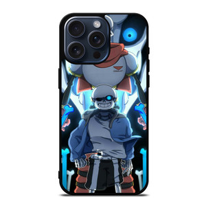 PAPYRUS AND SANS UNDERTALE SKULL iPhone 15 Pro Max Case Cover