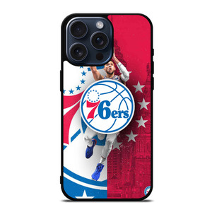 PHILADELPHIA 76ERS NBA iPhone 15 Pro Max Case Cover