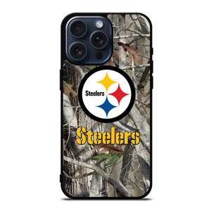 PITTSBURGH STEELERS TREE CAMO iPhone 15 Pro Max Case Cover