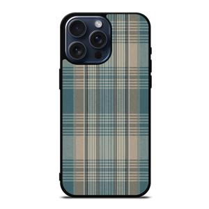 PLAID GREY iPhone 15 Pro Max Case Cover
