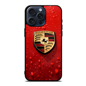 PORSCHE RED iPhone 15 Pro Max Case Cover