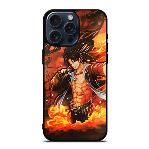 PORTGAS D ACE ONE PIECE iPhone 15 Pro Max Case Cover