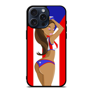 PUERTO RICO GIRL iPhone 15 Pro Max Case Cover