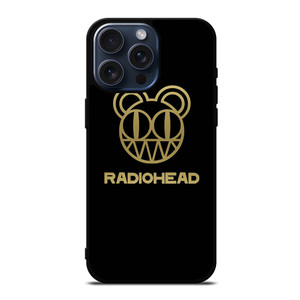RADIOHEAD LOGO GOLD iPhone 15 Pro Max Case Cover RADIOHEAD LOGO GOLD iPhone 15 Pro Max Case Cover