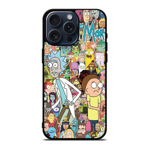 RICK AND MORTY CHHARACTER iPhone 15 Pro Max Case Cover