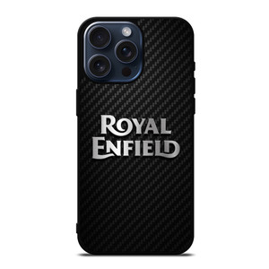 ROYAL ENFIELD CARBON LOGO iPhone 15 Pro Max Case Cover