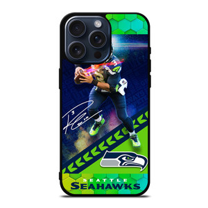 RUSSELL WILSON SEATTLE SEAHAWKS iPhone 15 Pro Max Case Cover