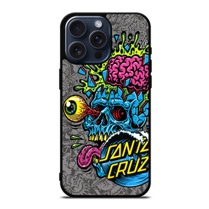 SANTA CRUZ SKATEBOARDS SKULL iPhone 15 Pro Max Case Cover