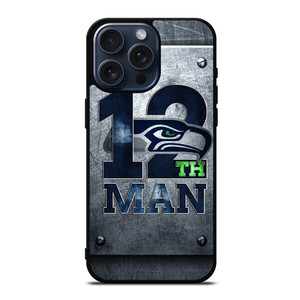 SEATTLE SEAHAWKS 12TH MAN iPhone 15 Pro Max Case Cover