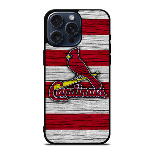 ST LOUIS CARDINALS WOODEN iPhone 15 Pro Max Case Cover ST LOUIS CARDINALS WOODEN iPhone 15 Pro Max Case Cover