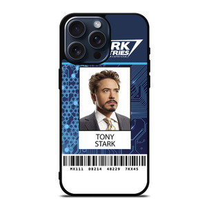 STARK INDUSTRIES ID CARD iPhone 15 Pro Max Case Cover