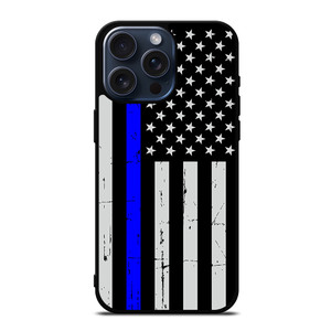 THIN BLUE LINE AMERICAN iPhone 15 Pro Max Case Cover