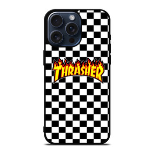 THRASER BLACK WHITE iPhone 15 Pro Max Case Cover
