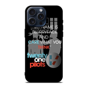 TWENTY ONE PILOTS SHOOT LYRICS iPhone 15 Pro Max Case Cover